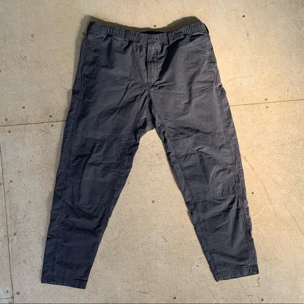 Paul Smith Mens Grey Mauve Cotton Grid Pants Size 32